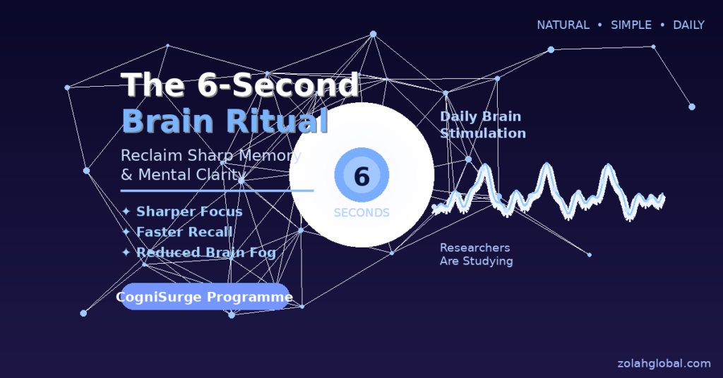 6 second brain ritual for sharp memory and mental clarity