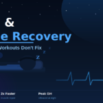 sleep and muscle recovery — person resting after workout
