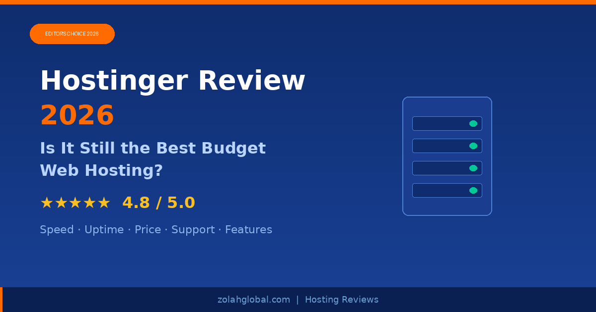 Hostinger Review 2026 — Is It Still the Best Budget Web Hosting?