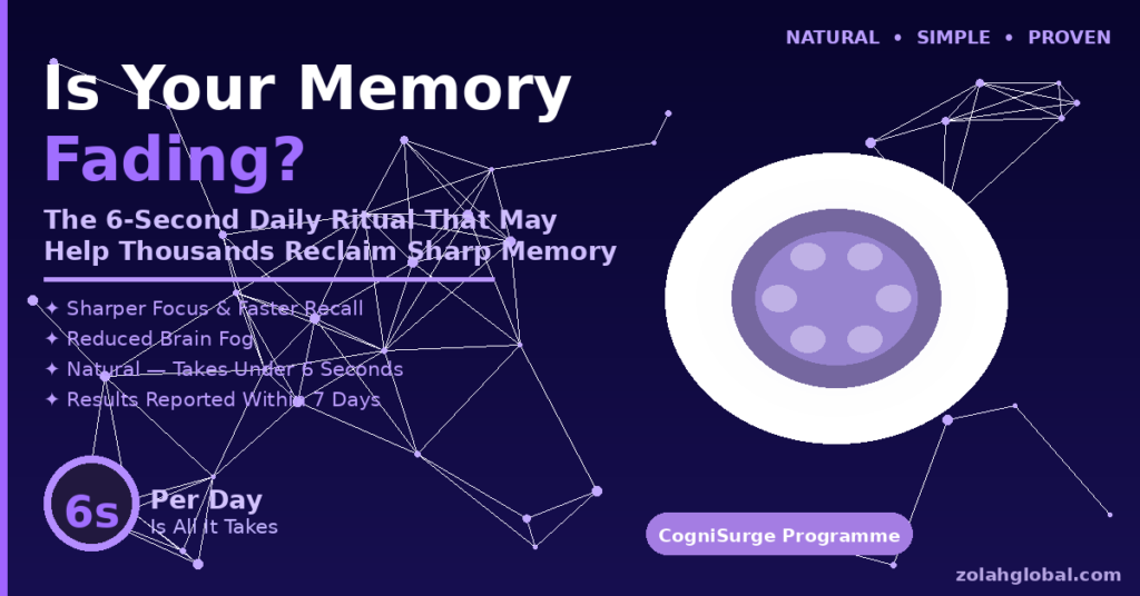 memory decline 6 second brain ritual for sharp memory