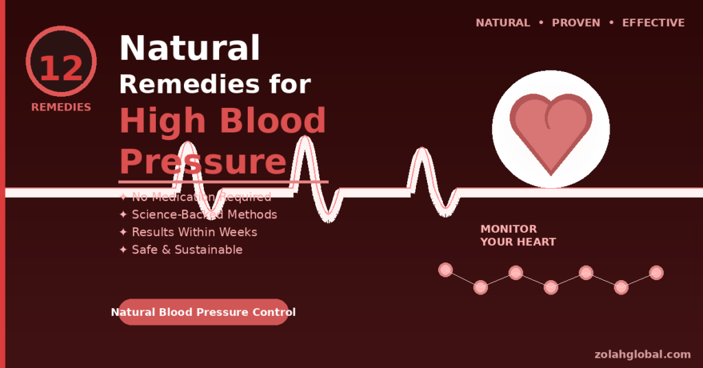 natural remedies for high blood pressure lifestyle changes