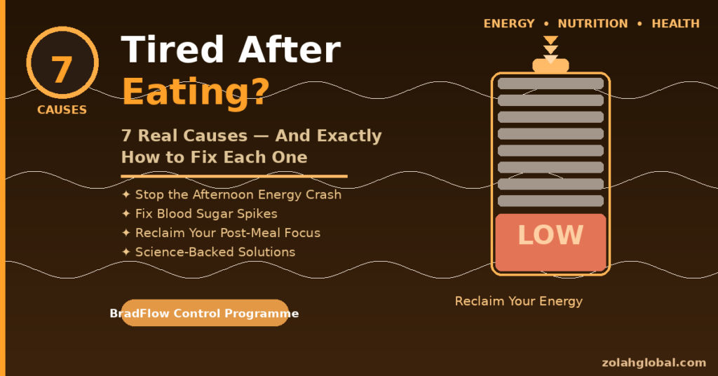 tired after eating causes and fixes for post meal fatigue
