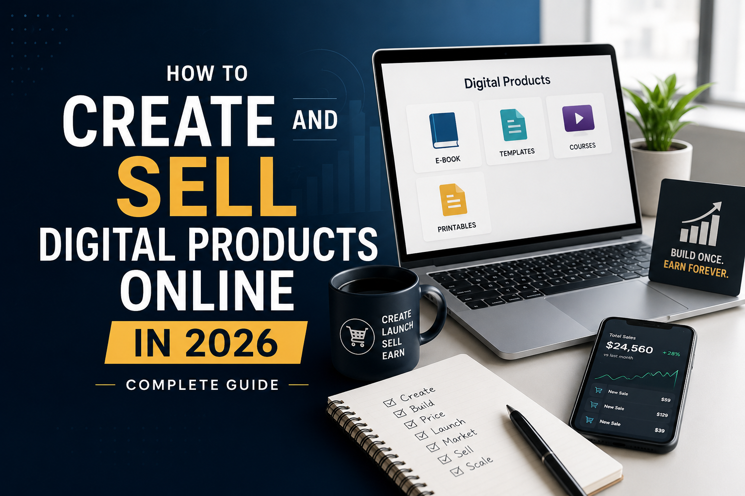How to Create and Sell Digital Products Online in 2026 — Complete Guide