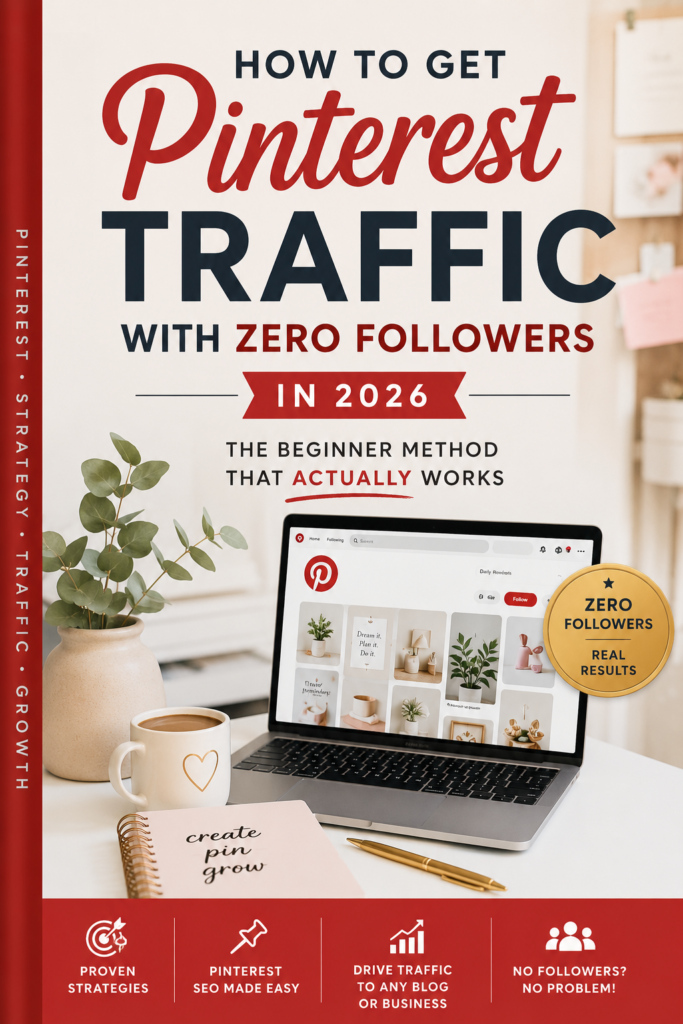 How to get Pinterest traffic without followers — 2026 beginner guide